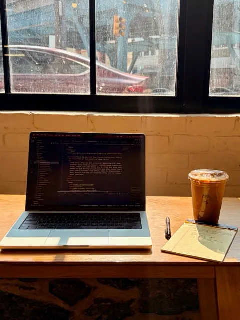Web Apps for You! Photo taken at Caphe Roasters by Leigh Michael Forrest